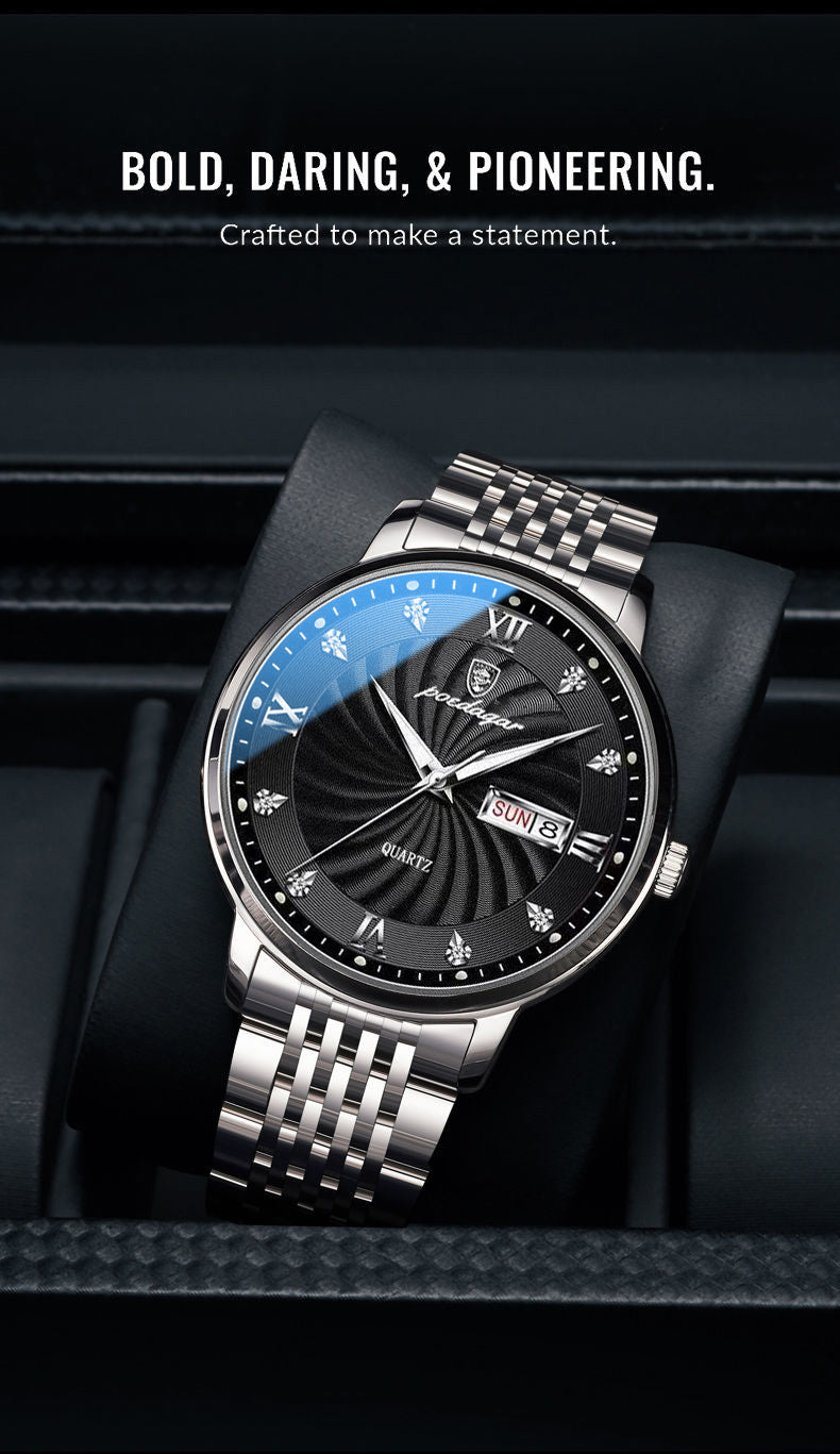 Poedagar Urban Quartz Men Wristwatch