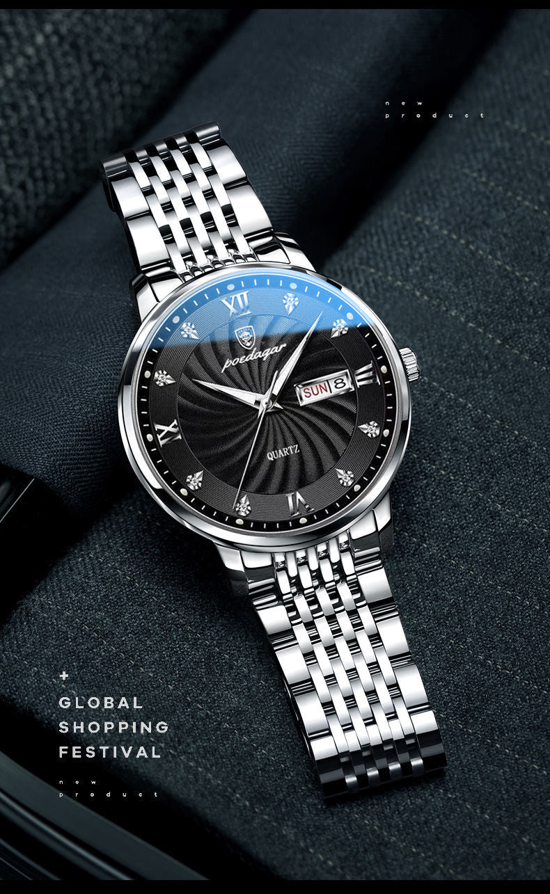 Poedagar Urban Quartz Men Wristwatch