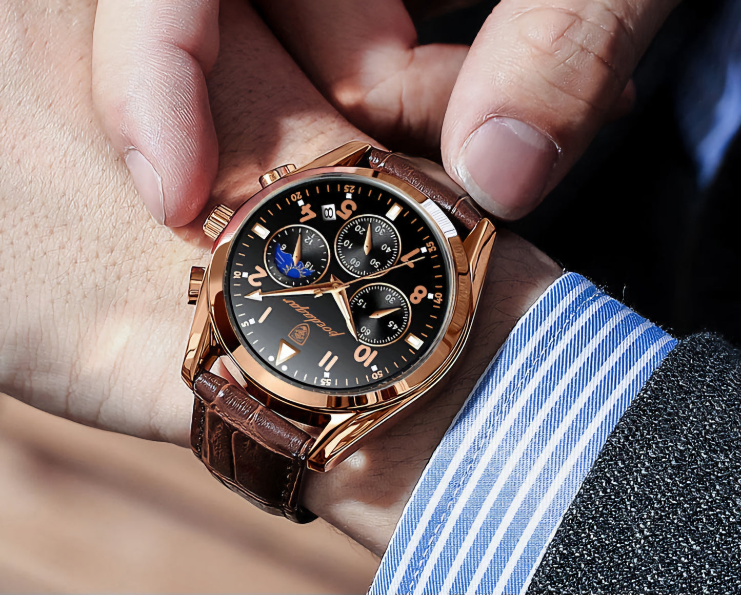 Poedagar Mechanical Men Wristwatch