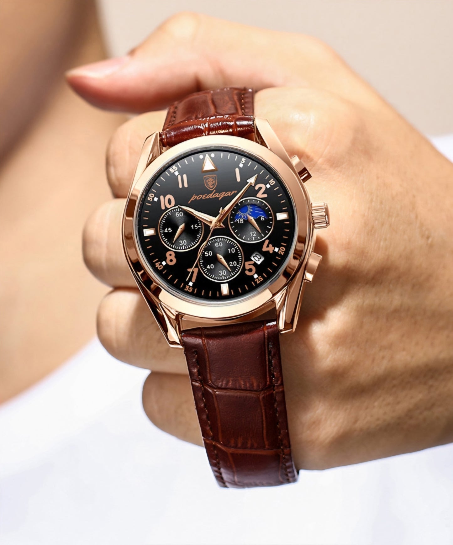 Poedagar Mechanical Men Wristwatch