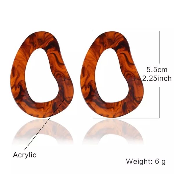 Acrylic Resin Earrings