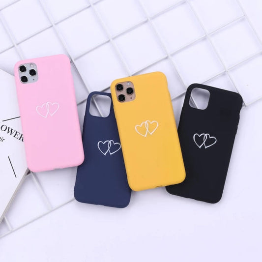 Soft Silicone Case For iPhone