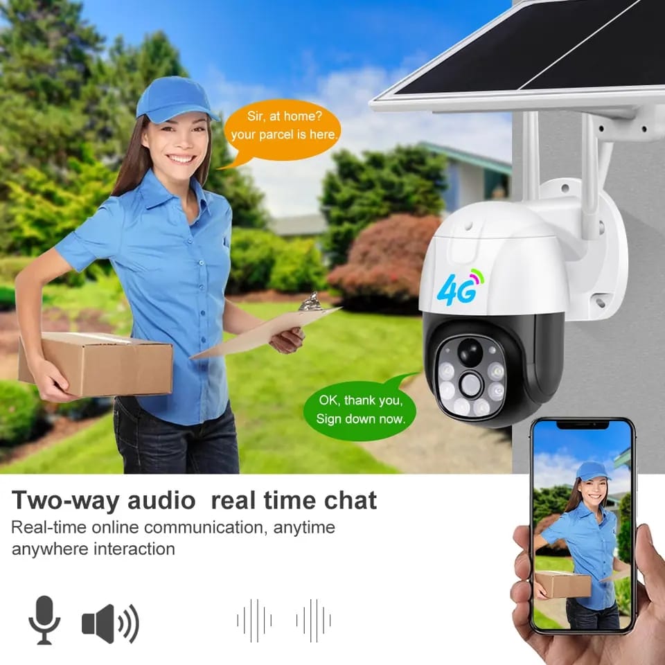 V380 Solar PIR Camera