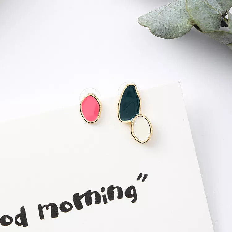 Irregular Colorful Studs