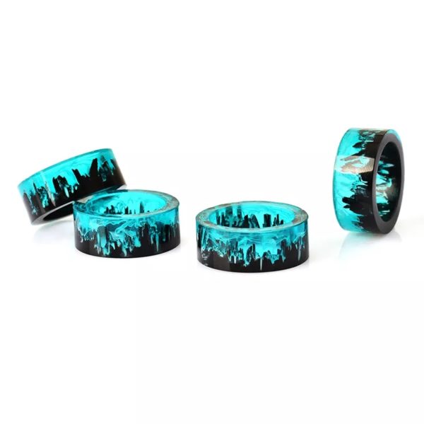 Resin Mountain Ring