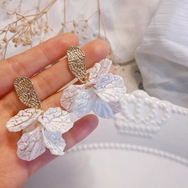 Cracked Shell Earrings