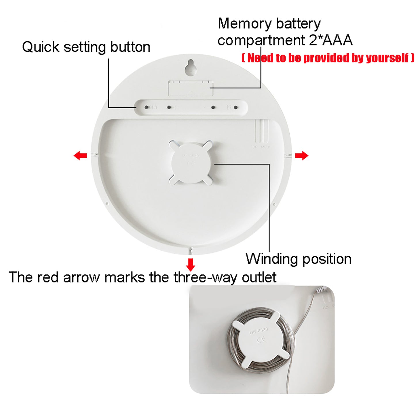 Digital Wall Clock