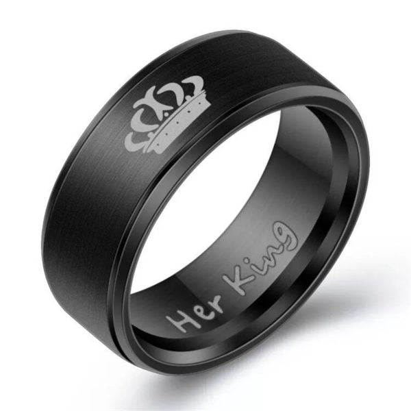 King & Queen Couple Rings