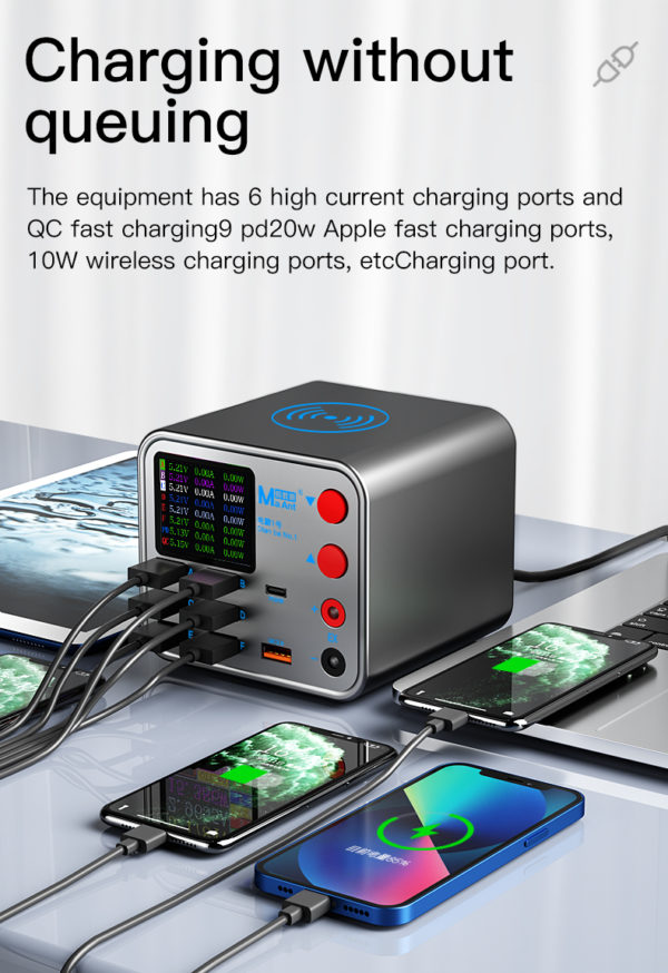 Multifunctional 8Port Fast Charger