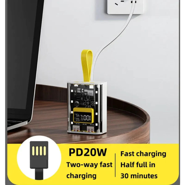 Transparent Punk Power Bank