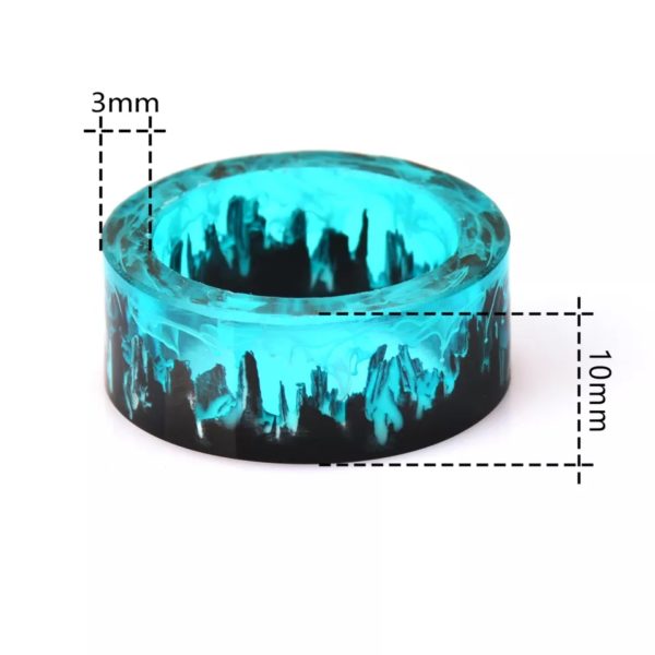 Resin Mountain Ring