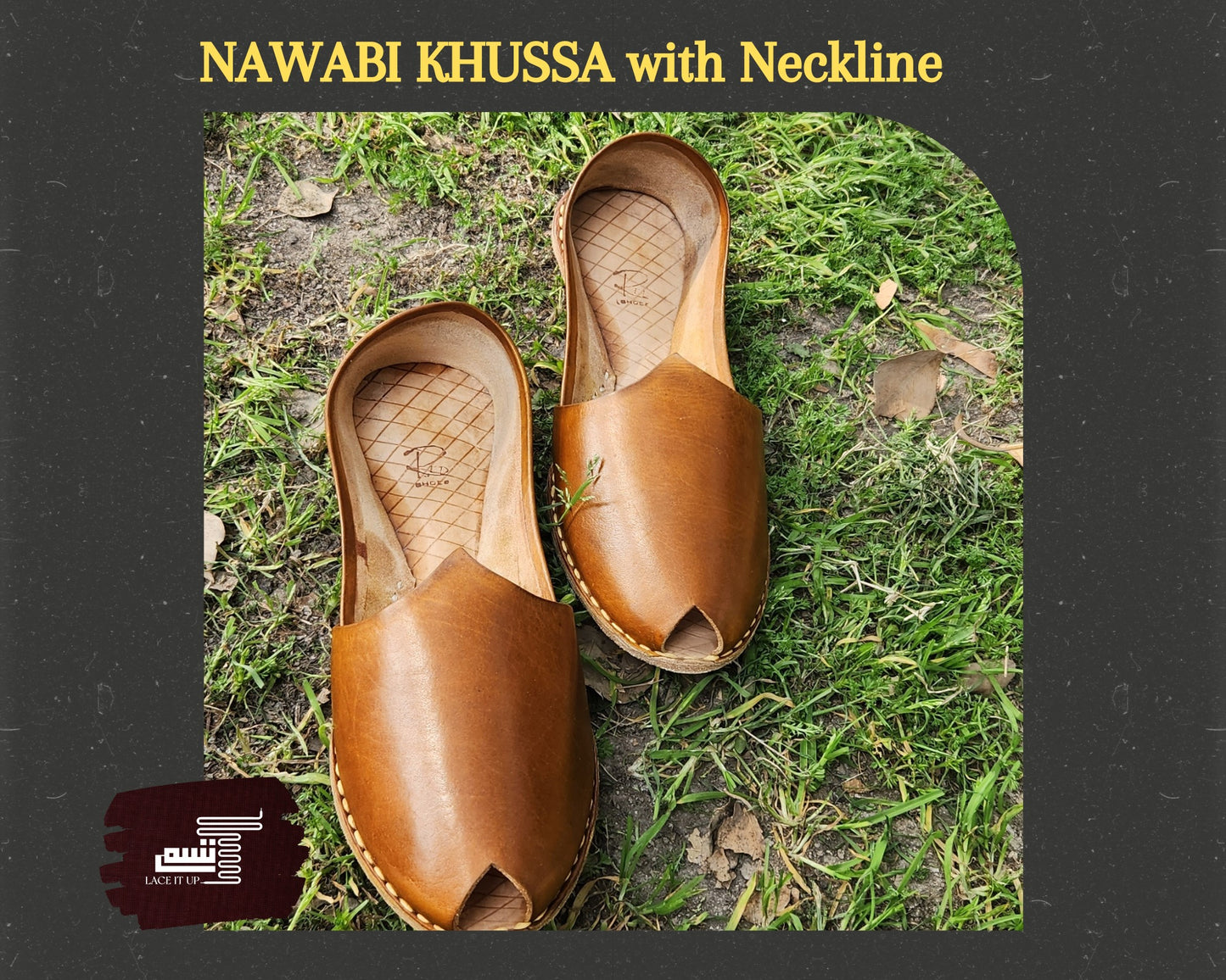 Nawabi Khussa with Neckline