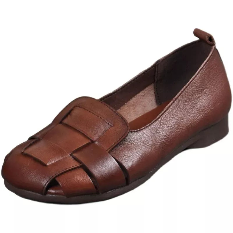 Braid Cutout Loafers