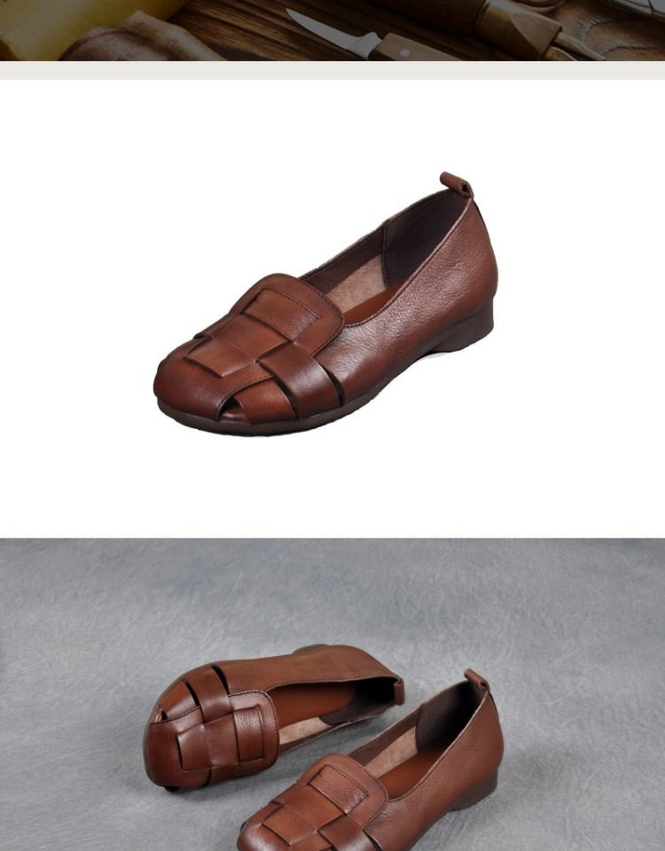 Braid Cutout Loafers