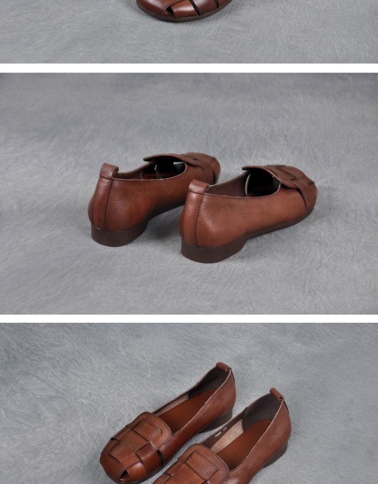 Braid Cutout Loafers
