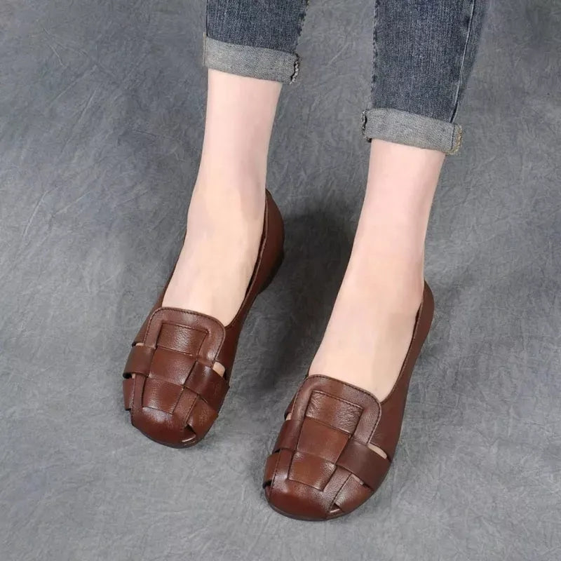Braid Cutout Loafers