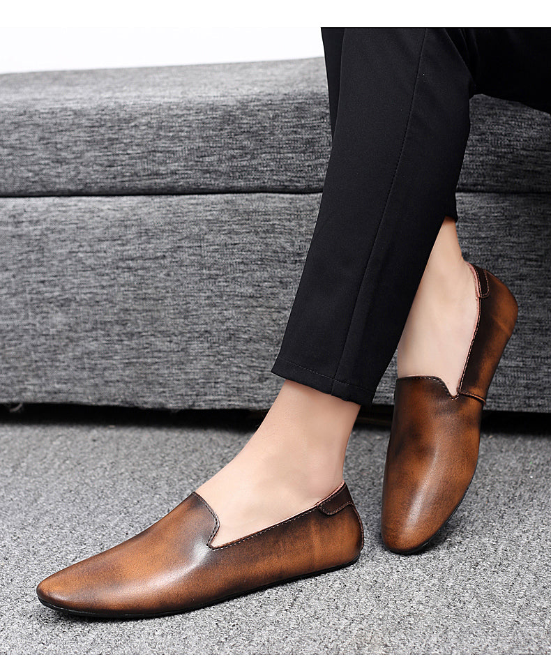 Men Leather Flats