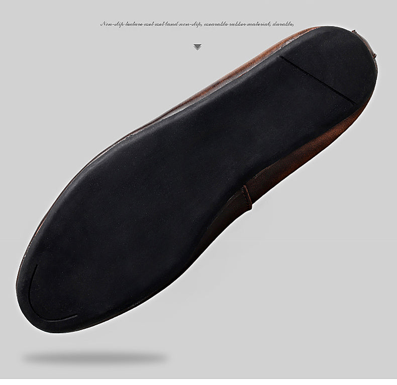 Men Leather Flats