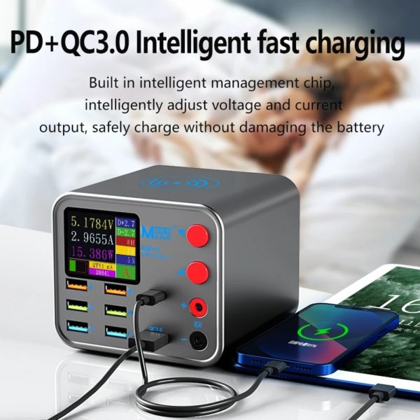 Multifunctional 8Port Fast Charger