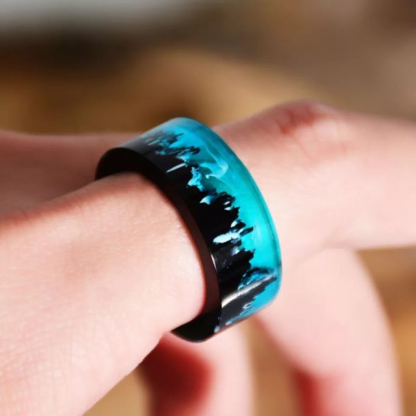 Resin Mountain Ring