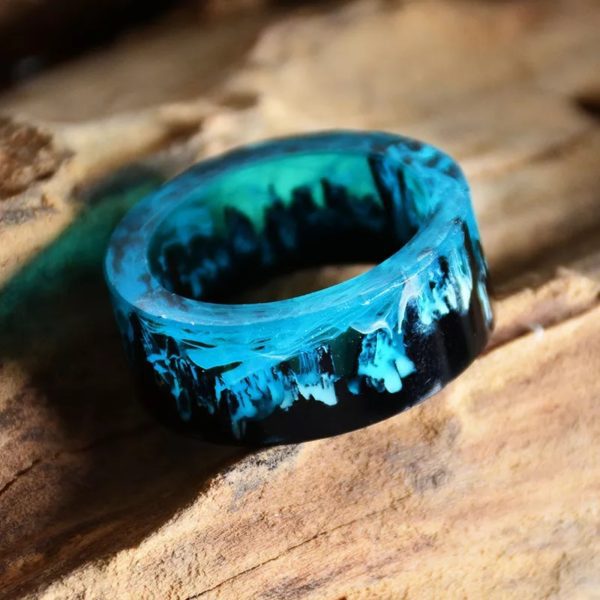 Resin Mountain Ring