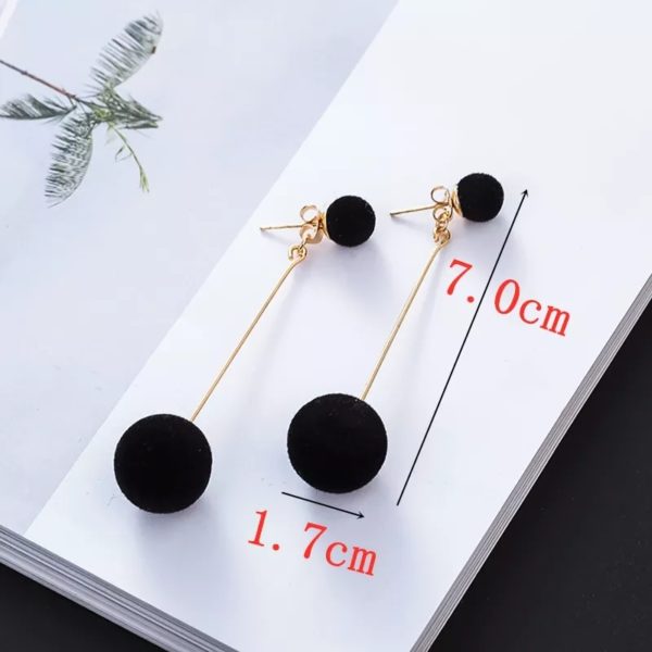 Plush Ball Earrings