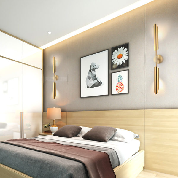 2 Heads Wall Light