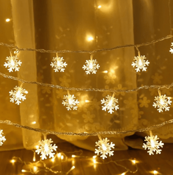 Solar Snowflakes String Light