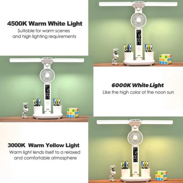Multipurpose Fan Desk Lamp