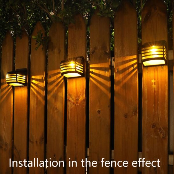 Solar Powered Outdoor Wall Lamp