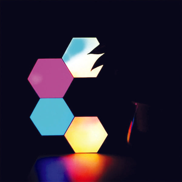 Hexagonal Honeycomb Colorful Wall Light