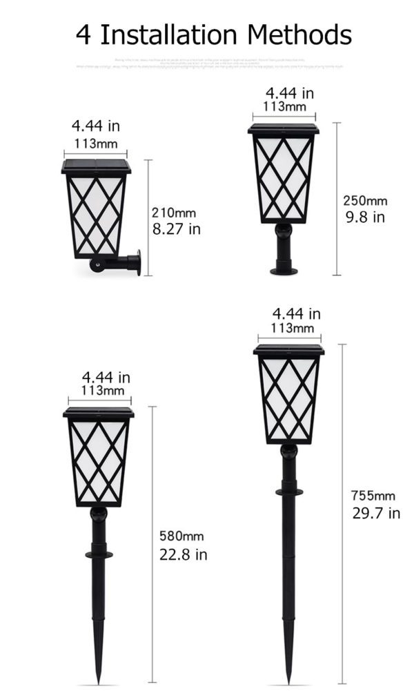 Solar Outdoor Torch Lamp