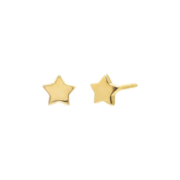Pointed Moon Studs Set