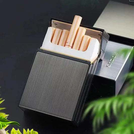 Cigarette Case with Jet Lighter
