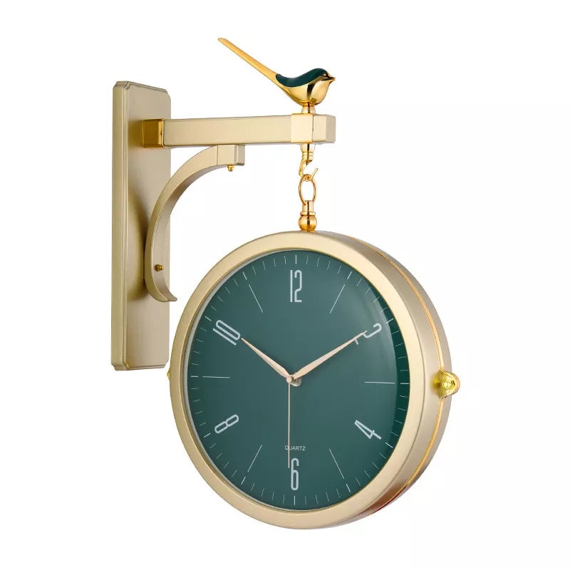 Double Sided Luxury Wall Clock