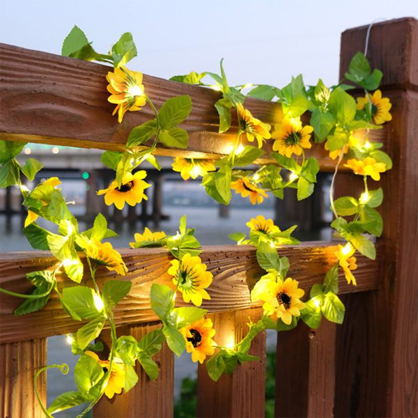 Solar Sunflower Garland