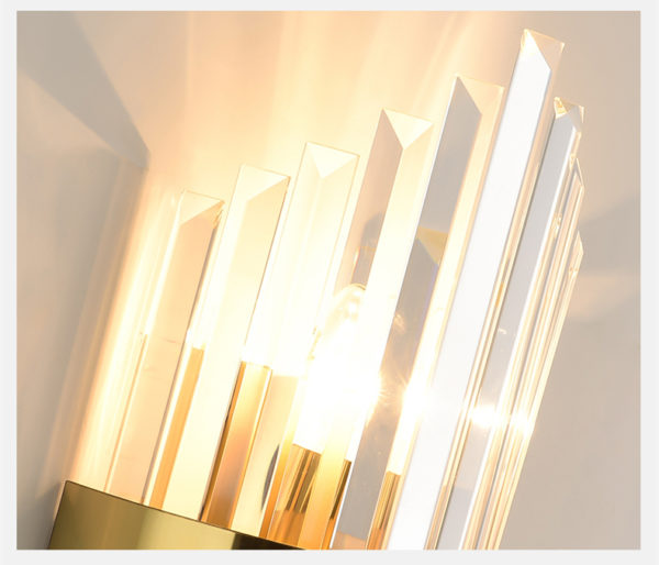 Luxury Gold Crystal Lamp