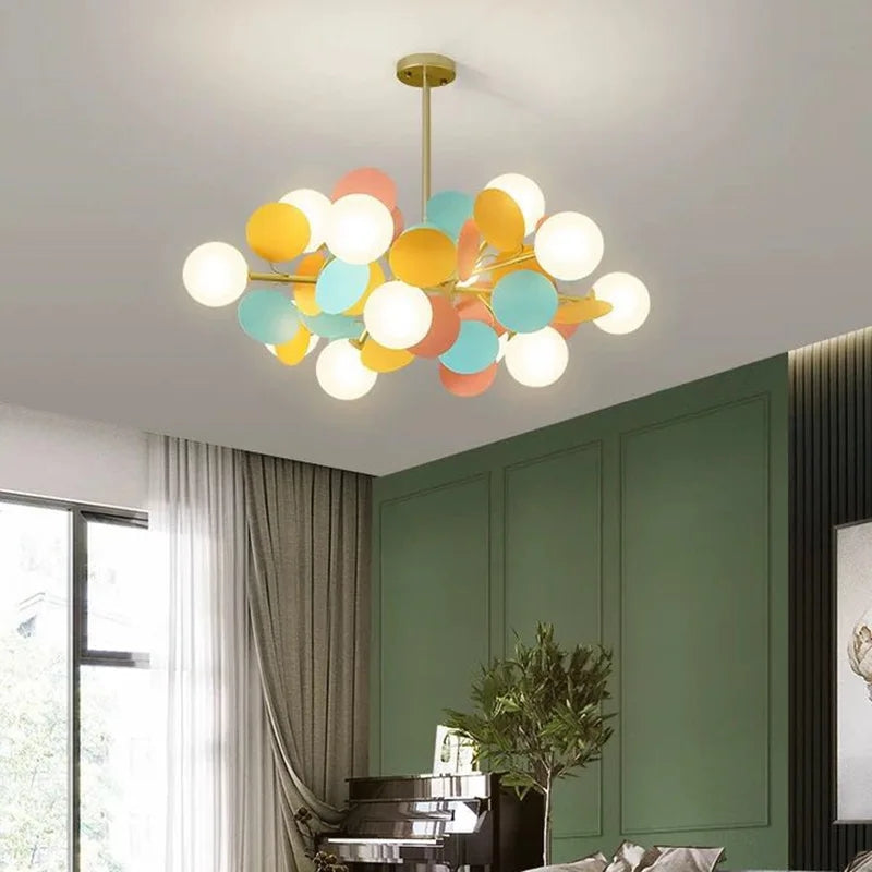 Colorful Art Tree Chandelier