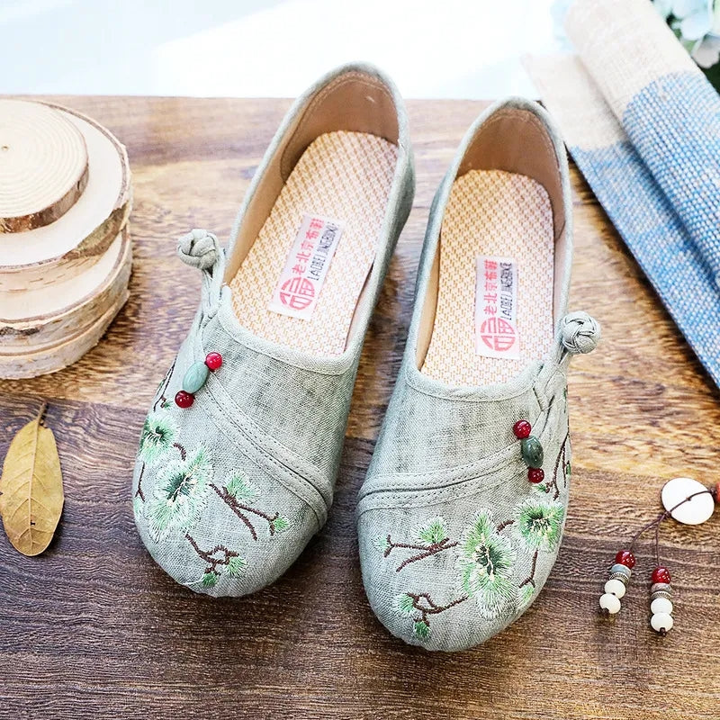 Canvas Ballet Flats