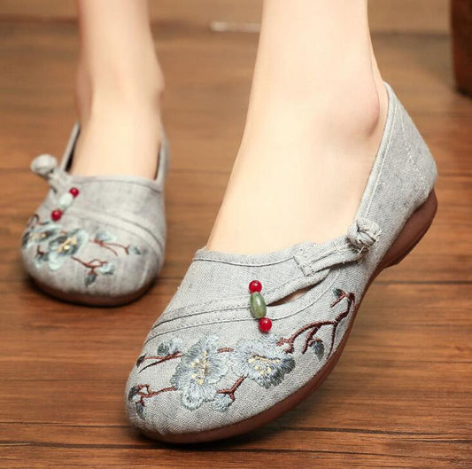 Canvas Ballet Flats