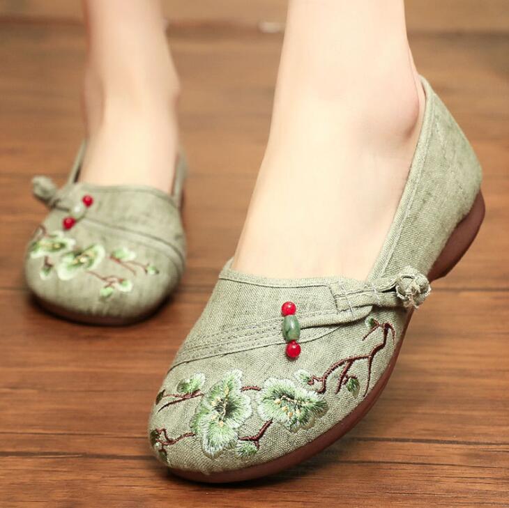 Canvas Ballet Flats