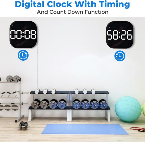 Modern Digital Wall Clock