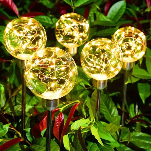 Solar Ball Reed Lamp (2 pcs)