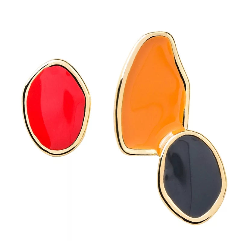 Irregular Colorful Studs