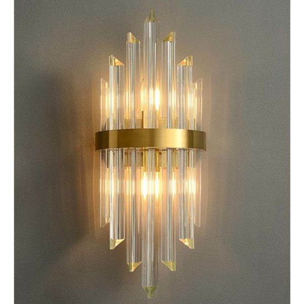 Luxury Gold Crystal Lamp