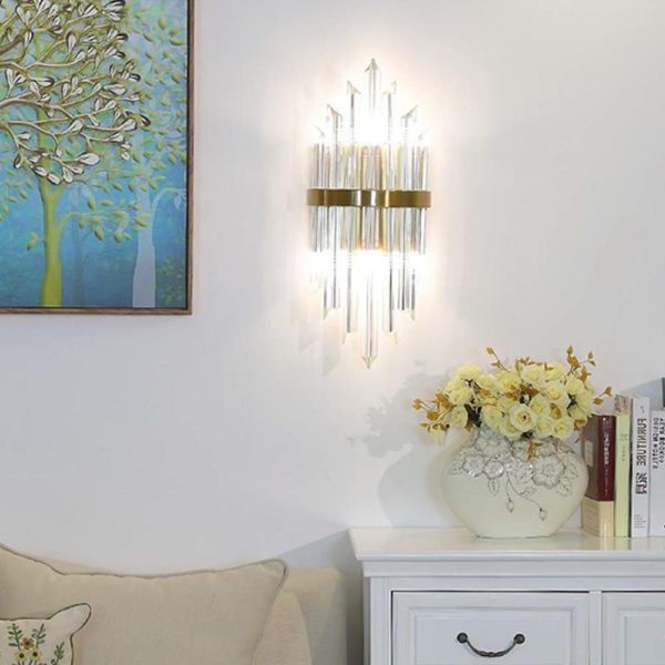 Luxury Gold Crystal Lamp